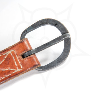 Gürtel der Form 1 - einfache Lederstreifen - Detail