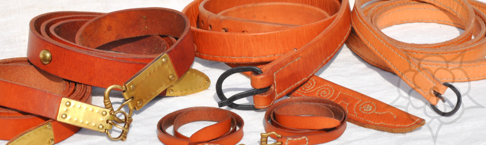 Ledergürtel Header